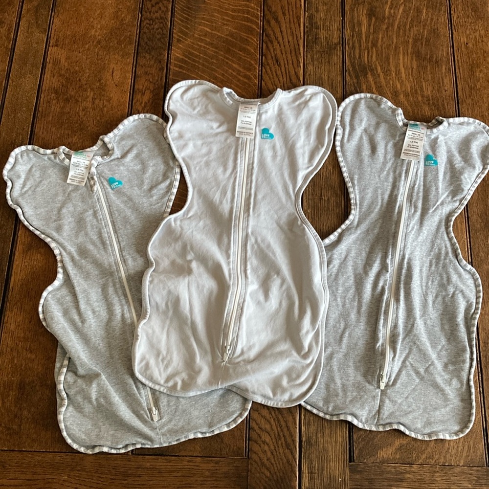 Bundle of 3 Love to Dream Swaddle Up baby Swaddles size S